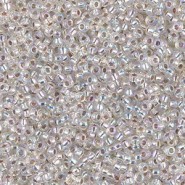 Miyuki rocailles Perlen 11/0 - Silver lined crystal ab 11-1001